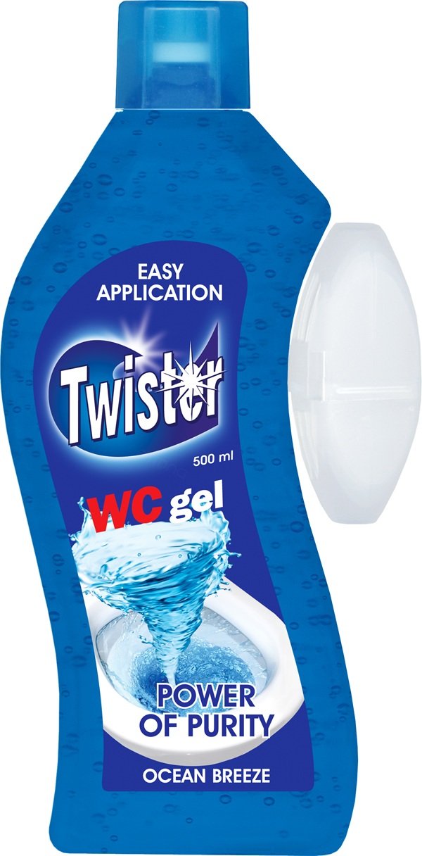 Twister WC gél Ocean 500 ml pre hygienickú čistotu a sviežosť