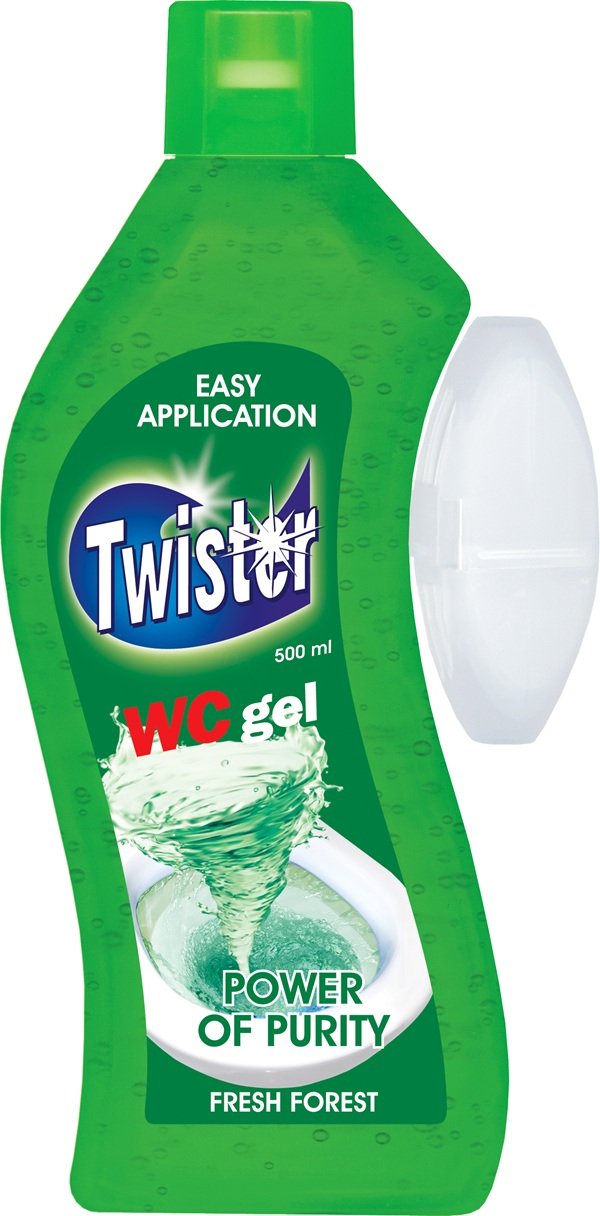 Twister WC gél Fresh Forest 500 ml pre lesnú sviežosť a čistotu