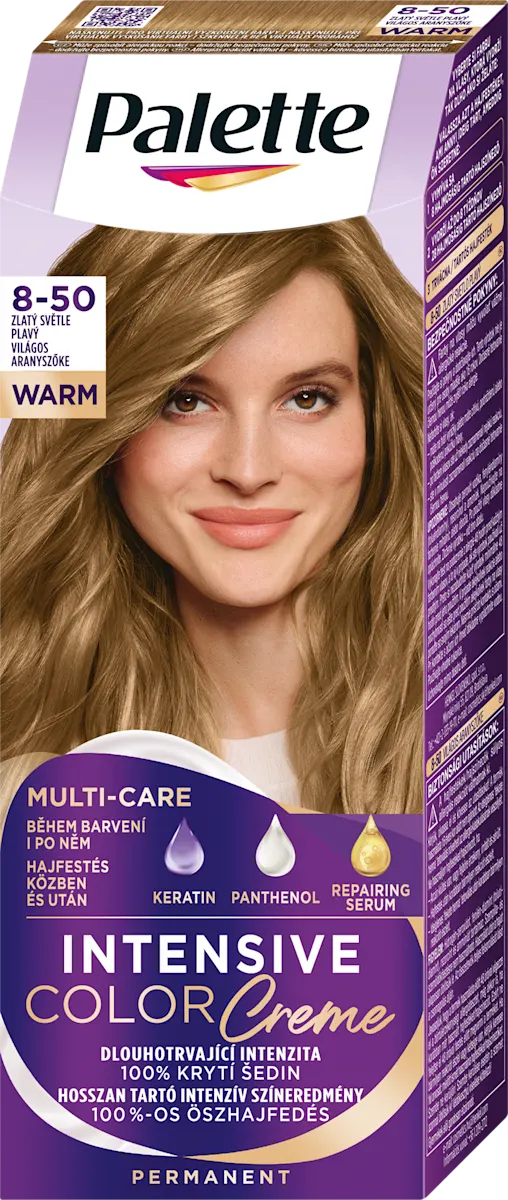 Palette Intensive color creme 8-50 zlatá svetlo plavá