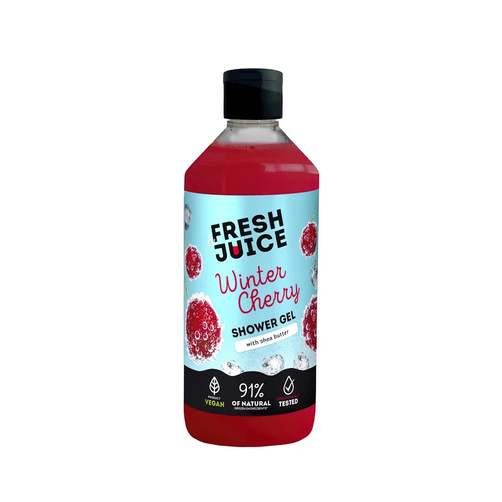 Fresh Juice sprchový gél Zimná čerešňa 473ml