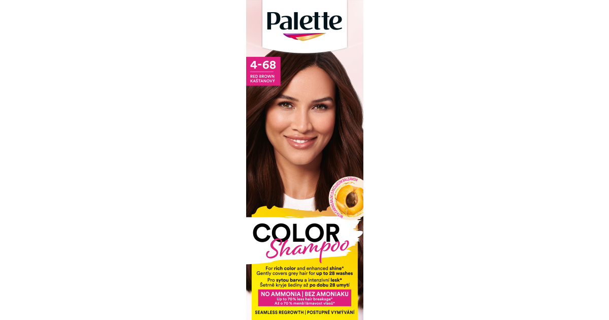 Palette Color Shampoo 4-68 Gaštan 50 ml