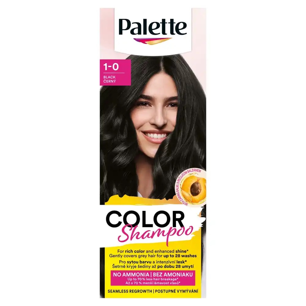 PALETTE COLOR SHAMPOO 1-0 čierny