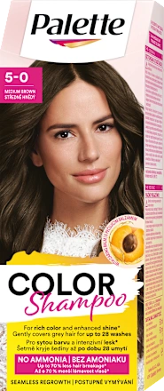 PALETTE COLOR SHAMPOO 5-0 Stredne hnedý