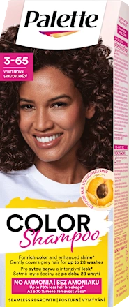 PALETTE COLOR SHAMPOO 3-65 Zamatovo hnedý