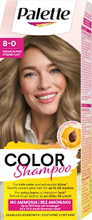 PALETTE COLOR SHAMPOO 8-0 Stredne plavý