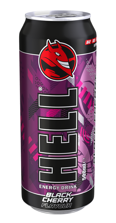 Hell energetický nápoj čierna čerešňa 500ml