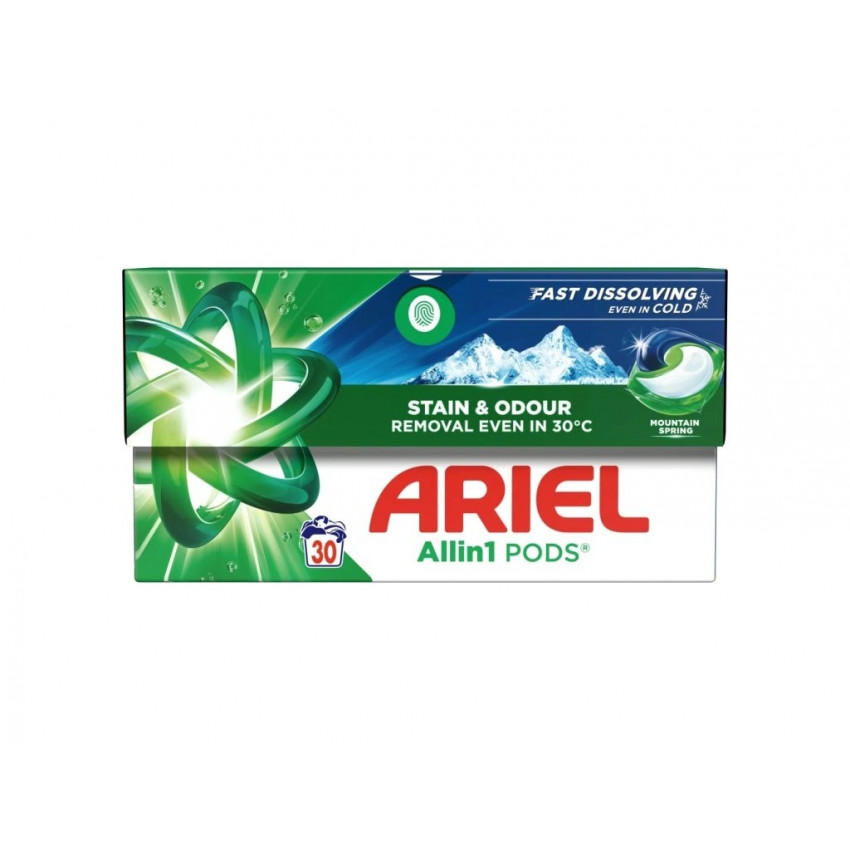 Ariel All-in-1 Pods Mountain Spring kapsuly na pranie 30 ks