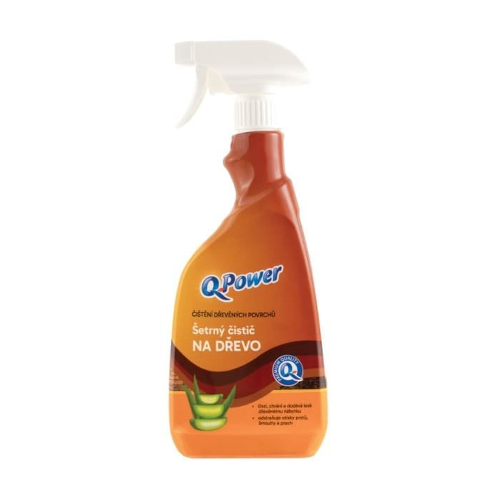 Q Power šetrný čistič na drevo s Aloe vera 500ml