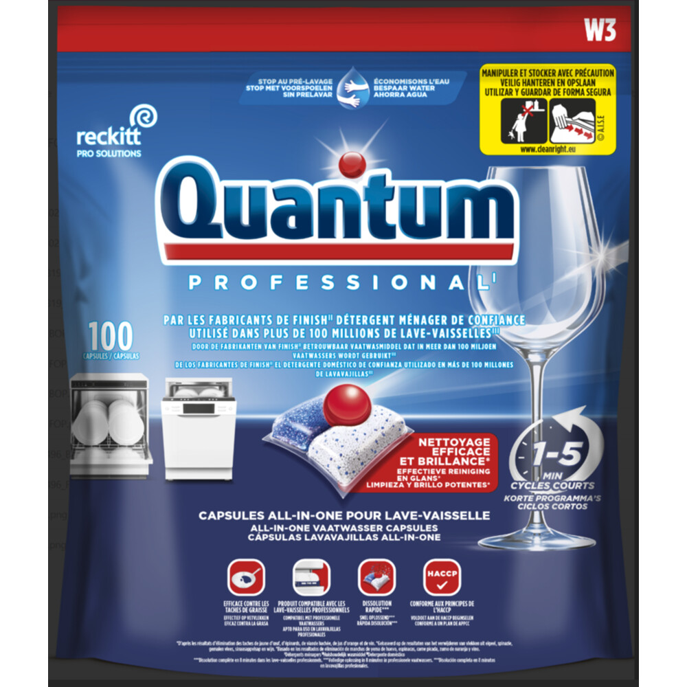 Finish Quantum professional tablety do umývačky riadu 100 ks