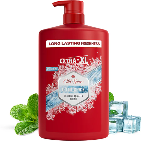 Old Spice sprchový gél 3v1 Cold Spice XL balenie 1L