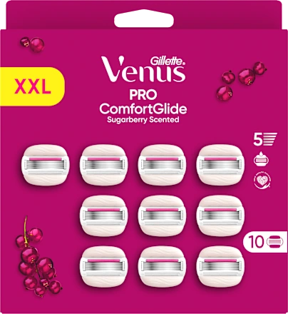 Gillette XXL PRO ComfortGlide náhradné hlavice 10ks
