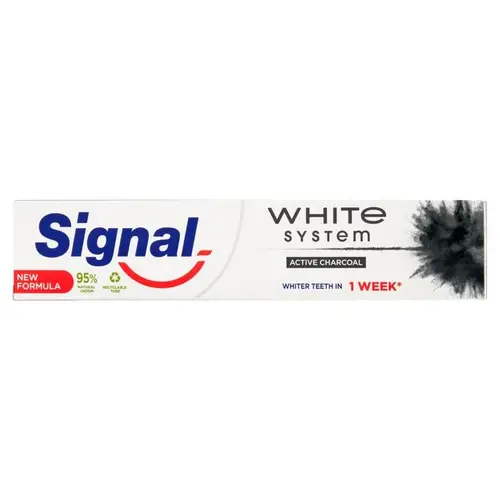 Signal zubná pasta White System Charcoal 75ml