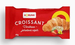 Croissant duo Vanilka-jahoda 60g