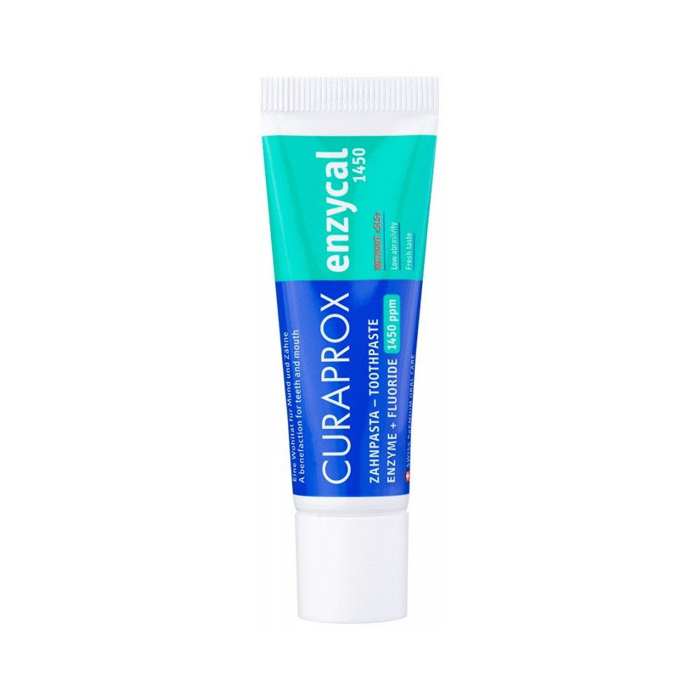 Curaprox Enzycal 1450 /cestovné balenie /zubná pasta 10 ml