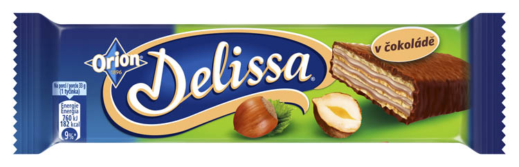 Orion Delissa oblátka s lieskovoorieškovou náplňou 30g