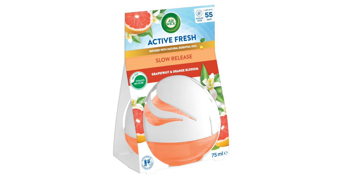 Air wick Active fresh osviežovač vzduchu Grapefruit&orange blossom5ml