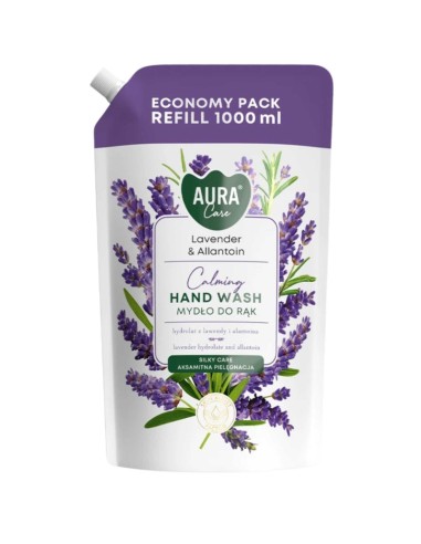 Aura tekuté mydlo Lavender&allantoin náhradná náplň 1L