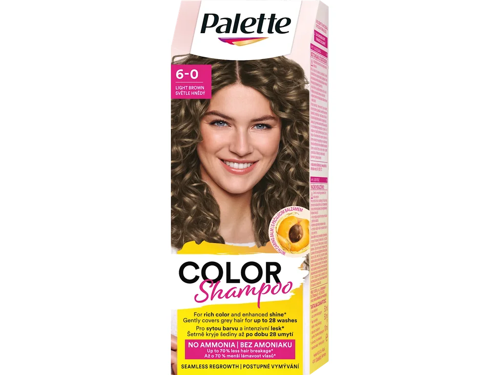 Palette Color shampoo 6-0 Svetlo hnedý