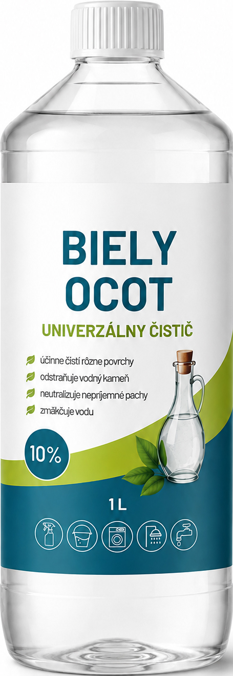 Biely ocot 10 % na upratovanie a odvápnenie 1000 ml