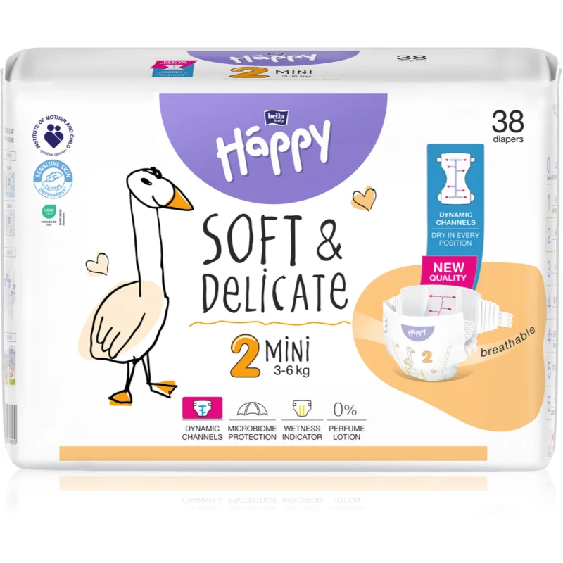 Bella Happy detské plienky Mini 3-6kg 38ks 