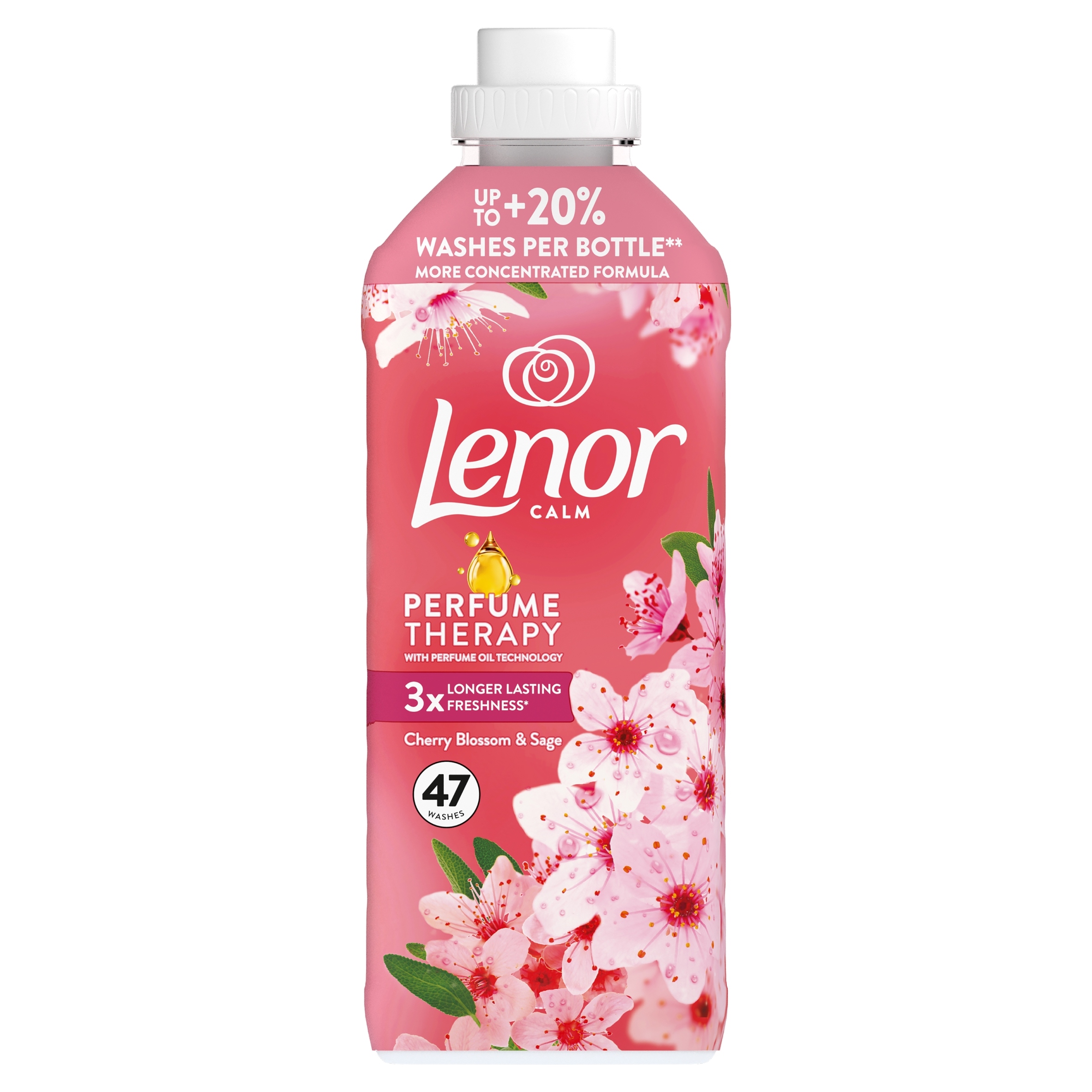 LENOR Perfume Therapy Cherry Blossom&Sage aviváž 987ml/47 pracích dávok