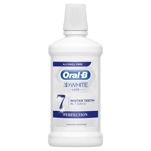Oral-B 3D White Luxe Perfection Ústna Voda 500ml 