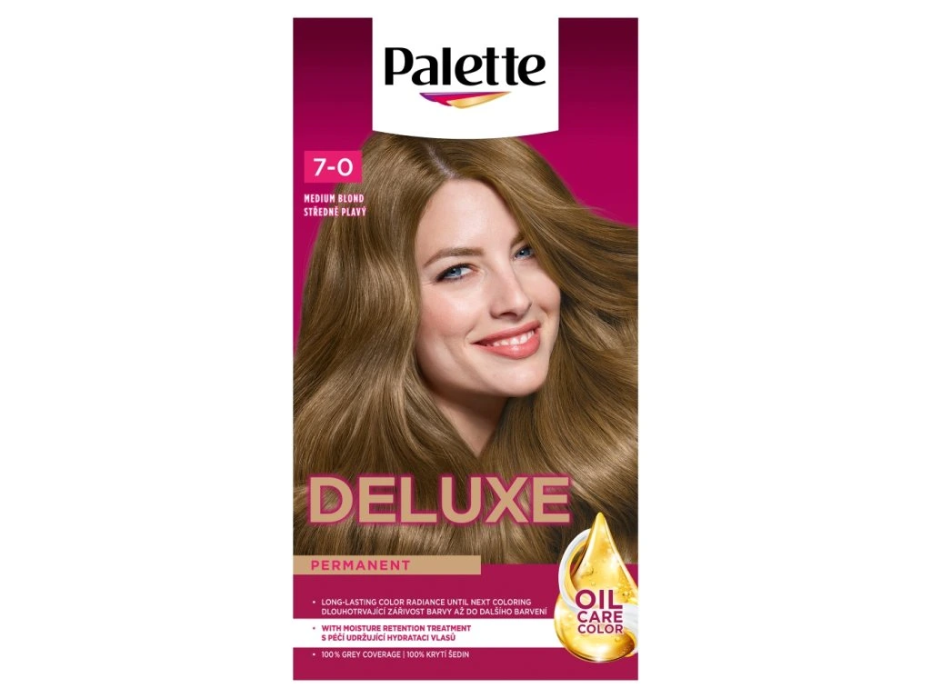 PALETTE DE LUXE 7-0/400 stredne plavá