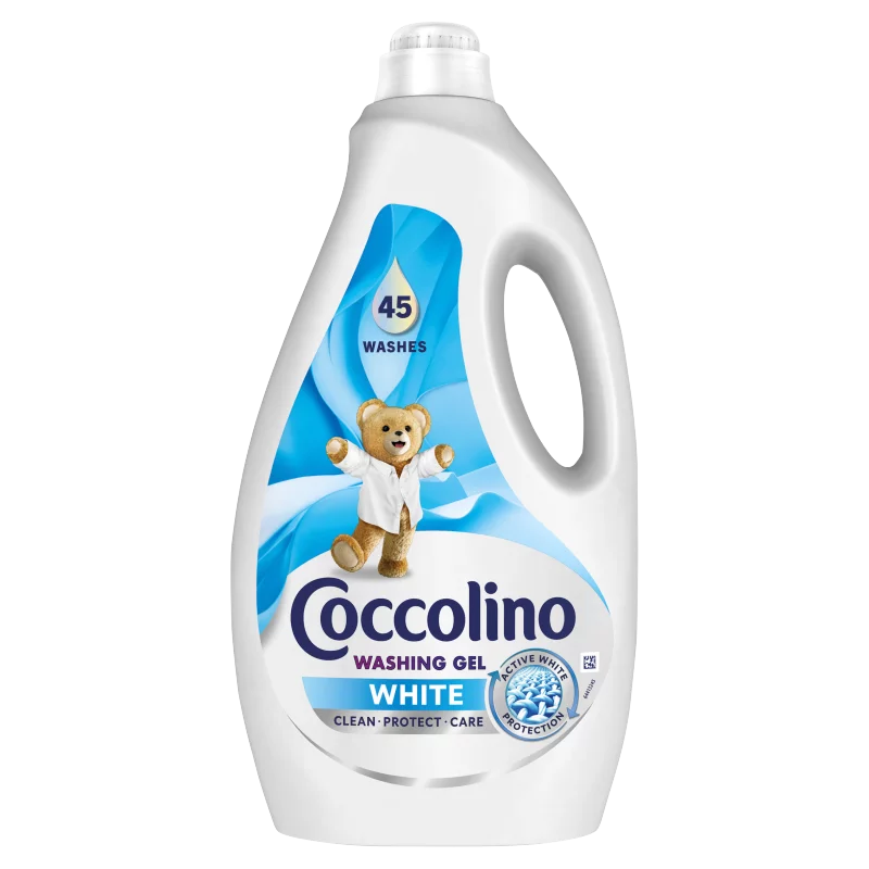 Coccolino Care gél na biele oblečenie 1,8L / 45 pracích dávok