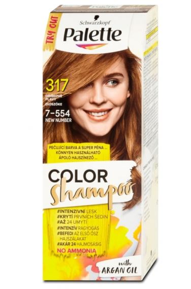 PALETTE COLOR SHAMPOO 7-554 317 ORECHOVO PLAVÝ