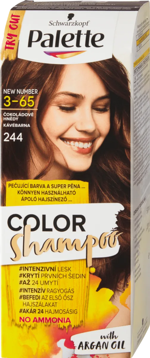 PALETTE COLOR SHAMPOO 3-65 244 ČOKOLÁDOVO HNEDÝ