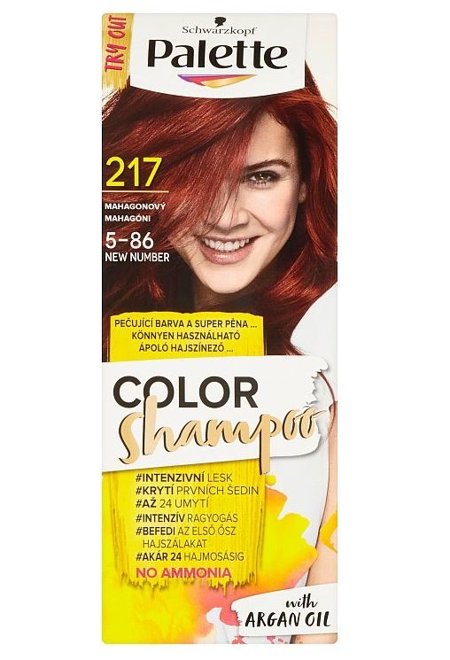 PALETTE COLOR SHAMPOO 5-86 217 MAHAGÓNOVÝ