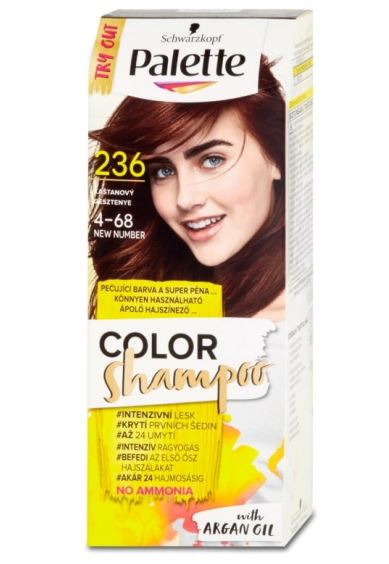 PALETTE COLOR SHAMPOO 4-68 236 GAŠTANOVÝ