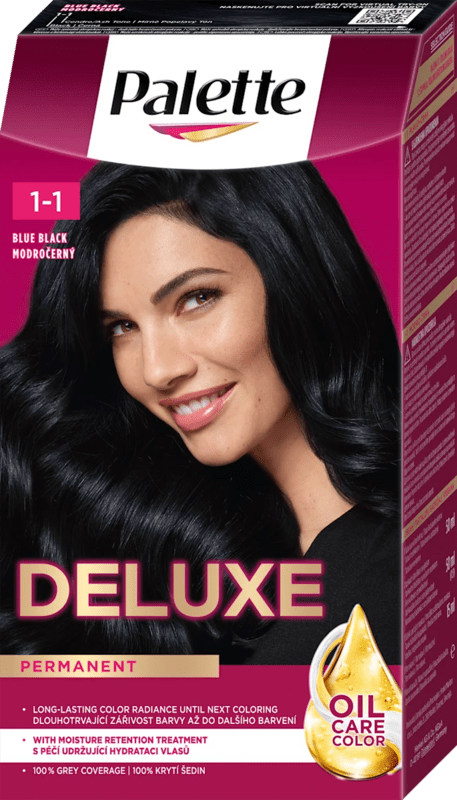 PALETTE DE LUXE 1-1 /909/ MODRO ČIERNY