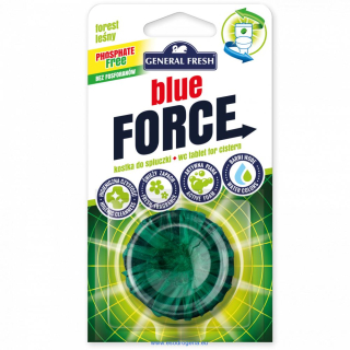 General Fresh Blue Force WC tableta do nádržky les 40g