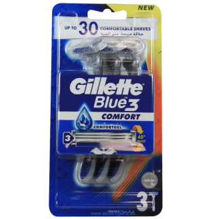 Gillette Blue3 pre mužov 3ks