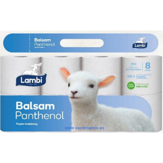 Lambi toaletný papier Balsam Panthenol 8ks