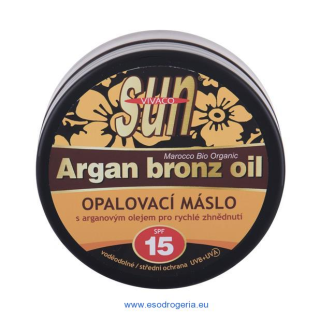 Vivaco Sun opaľovacie maslo s arganovým olejom SPF15 200ml