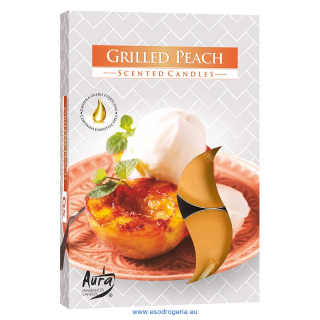 Bispol čajové sviečky Grilled Peach 6ks