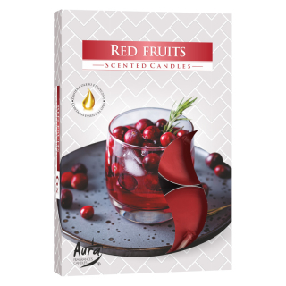 Bispol čajové sviečky Red Fruits 6ks