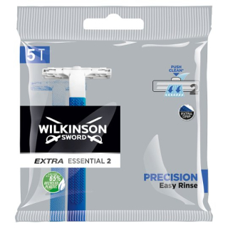 Wilkinson Sword Extra Essential 2 jednorazový holiaci strojček s 2 čepieľkami 5 ks