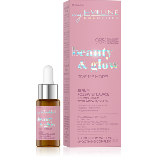 Eveline Beauty & Glow rozjasňujúce sérum so 7% vyhladzujúcim komplexom 18ml
