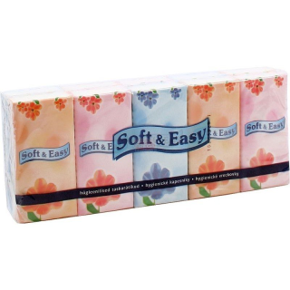 Soft&easy hygienické vreckovky mix 10x10ks