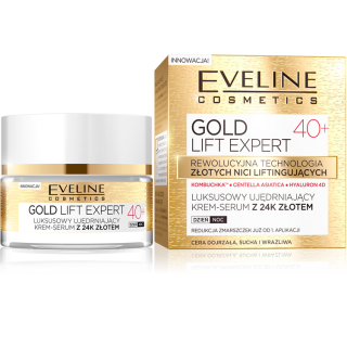 Eveline Gold Lift expert 40+ spevňujúci krém - sérum 50ml