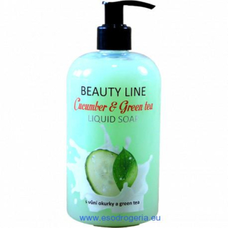 Beauty line tekuté mydlo uhorka 500ml