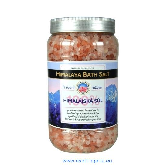 Vivaco himalájska prírodná ružová soľ do kúpeľa 1,2kg