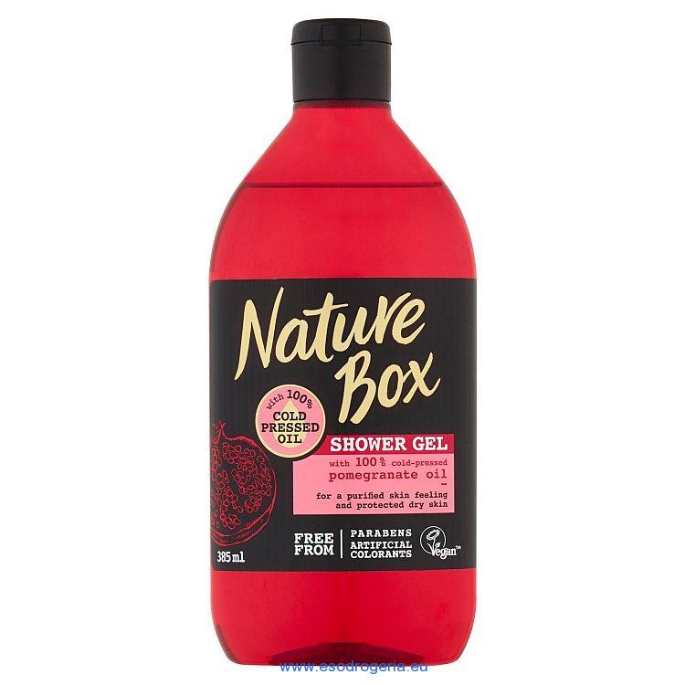 Nature Box sprchový gél pomegranate oil 385ml