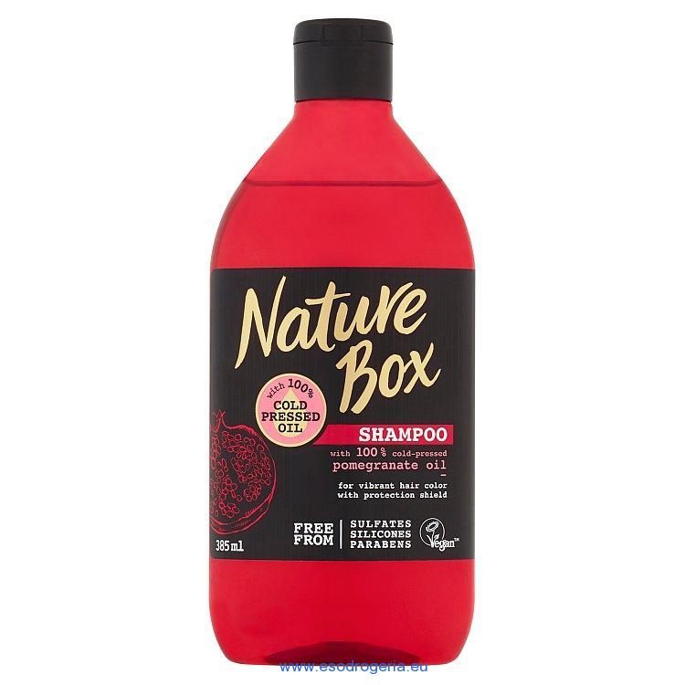 Nature Box šampón pomegranate oil 385ml