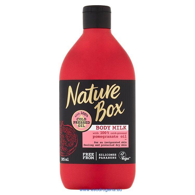 Nature Box telové mlieko pomegranate oil 385ml