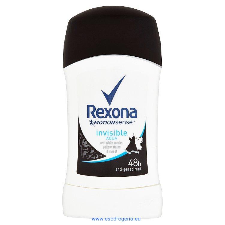 Rexona tuhý antiperspirant invisible aqua 40ml