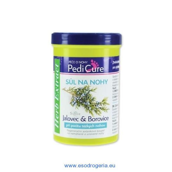 Vivaco he pedicure soľ na nohy borovica 420g